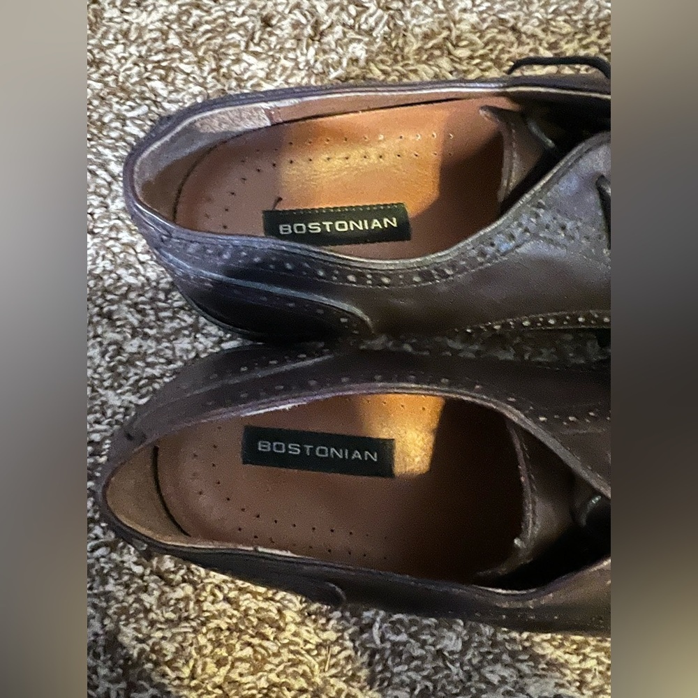 Bostonian Shoes, Derby Oxfords, Leather, Size 12 M. Model 24017. - Picture 4 of 10